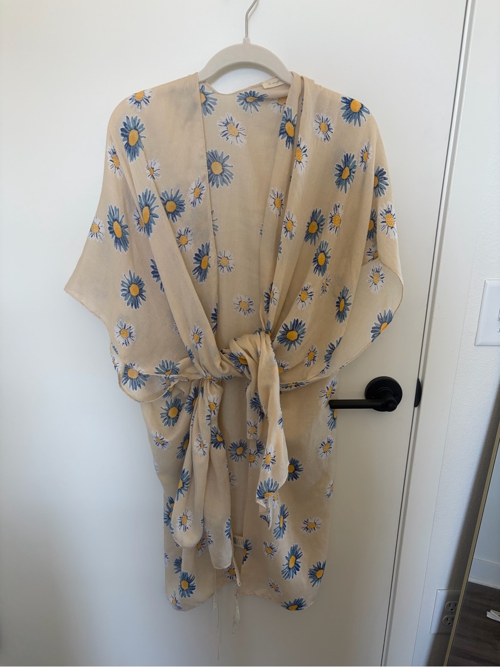 Floral Beach Cover-up or Lightweight cardigan